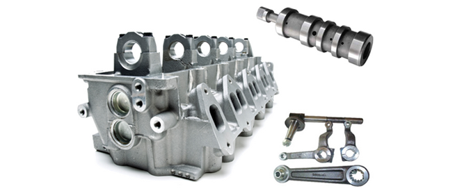 aluminum cast component