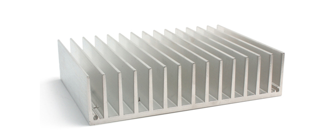 heat sinks made of zinc